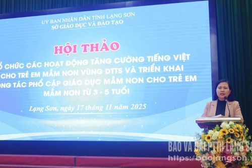 Hội thảo tăng cường tiếng Việt và phổ cập giáo dục mầm non