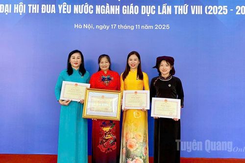 Tuyên Quang có 6 tập thể và cá nhân được Bộ Giáo dục và Đào tạo vinh danh, khen thưởng