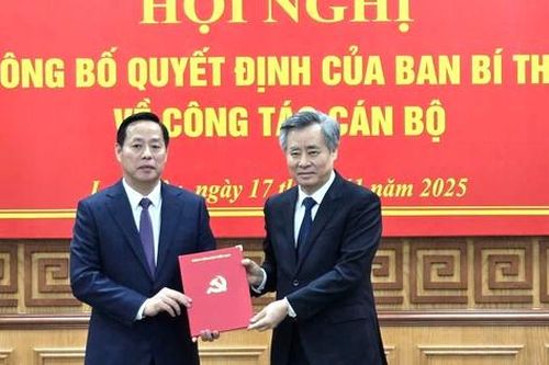 Phó bí thư Tỉnh ủy Điện Biên giữ chức Phó bí thư Tỉnh ủy Lai Châu