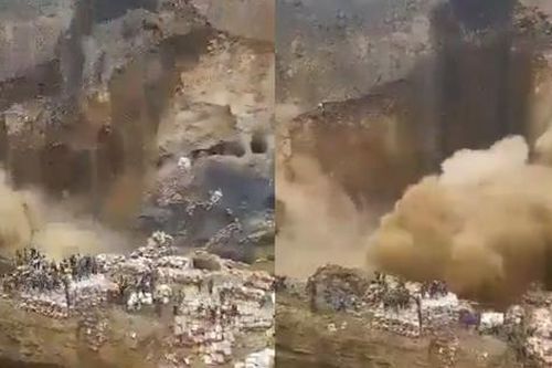 Khoảnh khắc sập cầu tại mỏ đồng ở Congo, ít nhất 32 người thiệt mạng