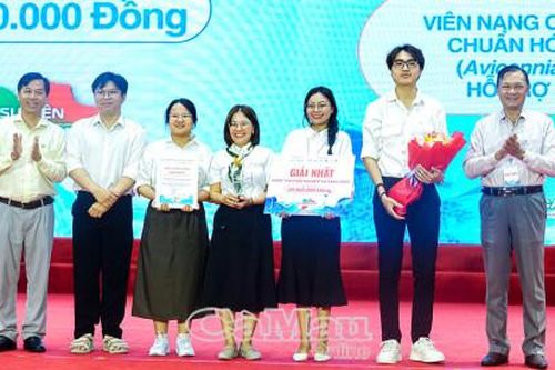 Dự án 'Viên nang cứng chứa cao chuẩn hóa từ lá mắm hỗ trợ bảo vệ gan' đạt giải Nhất Cuộc thi Khởi nghiệp Cà Mau 2025