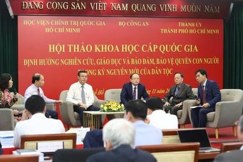 Bảo vệ và thúc đẩy quyền con người là nhiệm vụ nhất quán, sứ mệnh cao cả