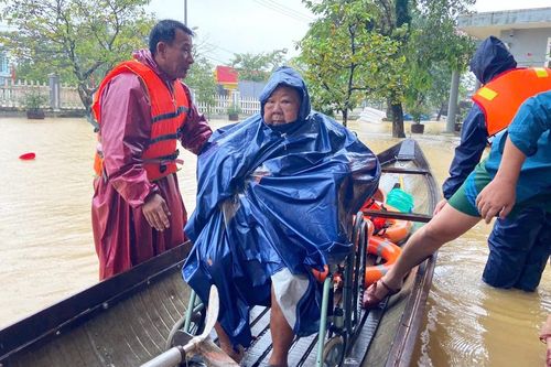 Lũ trên sông Bồ, sông Vu Gia vượt báo động 3, nguy cơ ngập diện rộng