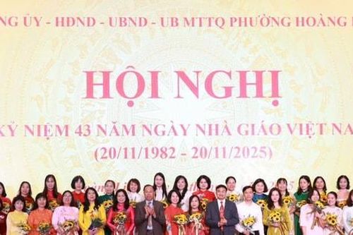 Phường Hoàng Liệt: Quan tâm phát triển đội ngũ nhà giáo và cán bộ quản lý giáo dục