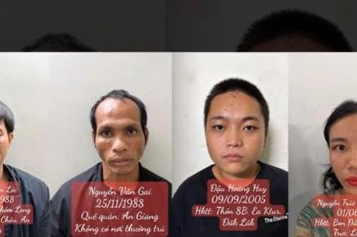 4 gã côn đồ sa lưới sau màn hành hung dã man, cướp xe máy người lang thang dưới gầm cầu