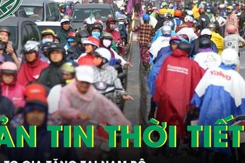 Mưa to gia tăng, đợt triều cường mới diễn ra ở Nam Bộ