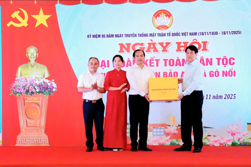 Chủ tịch nước Lương Cường dự Ngày hội Đại đoàn kết toàn dân tộc tại thành phố Đà Nẵng