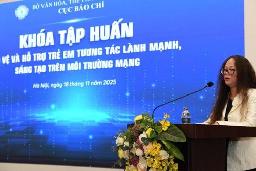 Nâng cao năng lực của truyền thông trong bảo vệ trẻ em trên không gian mạng