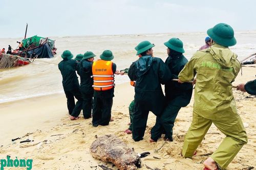 BĐBP Quảng Trị hỗ trợ nhân dân khắc phục mưa lũ