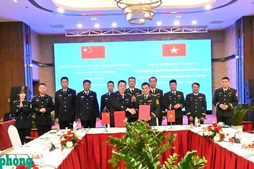 Hội đàm giữa BĐBP 4 tỉnh của Việt Nam với Tổng Trạm kiểm tra biên phòng xuất, nhập cảnh Quảng Tây, Trung Quốc