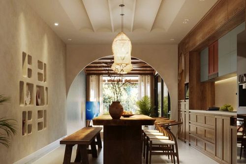 Nhà phố 4 tầng đưa phòng khách và bếp ăn lên tầng cao để tạo sự thoải mái