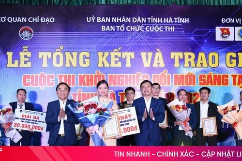52 dự án tranh tài Cuộc thi khởi nghiệp đổi mới sáng tạo Hà Tĩnh 2025
