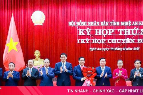 Đồng chí Võ Trọng Hải được bầu giữ chức Chủ tịch UBND tỉnh Nghệ An