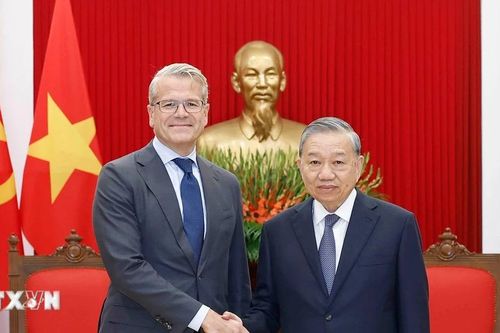 Tổng Bí thư Tô Lâm tiếp Tập đoàn A.P. Moller Maersk của Đan Mạch