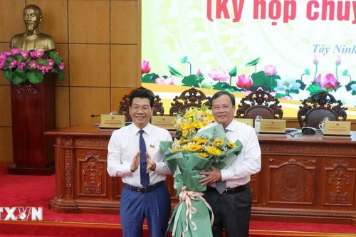 Ông Lê Văn Hẳn được bầu giữ chức Chủ tịch Ủy ban Nhân dân tỉnh Tây Ninh