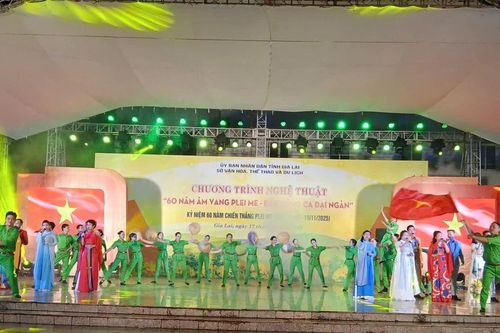 Gia Lai tổ chức chương trình nghệ thuật '60 năm âm vang Plei Me-Bản hùng ca đại ngàn'