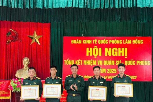 Đoàn Kinh tế quốc phòng Lâm Đồng hoàn thành tốt nhiệm vụ năm 2025