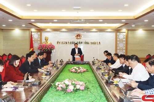 Đồng chí Phó Chủ tịch UBND tỉnh Sơn La làm việc với sở, ngành rà soát các nội dung liên quan đến cuộc làm việc với Bộ Dân tộc và Tôn giáo