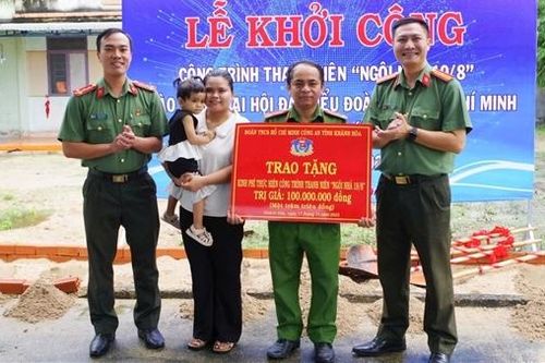 Xây dựng 'Ngôi nhà 19/8' cho đoàn viên Công an có hoàn cảnh khó khăn