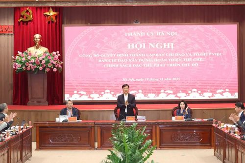 Hà Nội thành lập BCĐ triển khai chính sách đặc thù phát triển Thủ đô