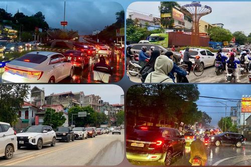 Cần thường xuyên bố trí lực lượng điều tiết giao thông khung giờ cao điểm tại các phường trung tâm tỉnh