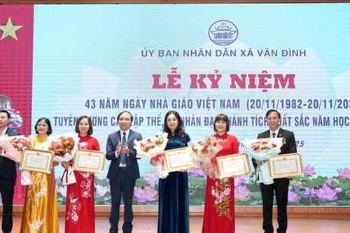 Xã Vân Đình: Đổi mới toàn diện giáo dục, tập trung xây dựng trường học chất lượng cao