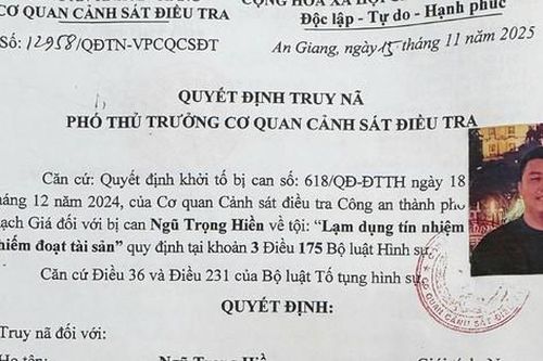 Truy nã đối tượng thuê ô tô tự lái rồi bỏ trốn