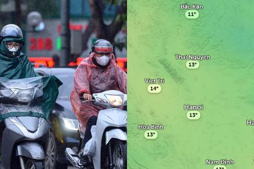 Hà Nội còn mưa đến bao giờ sau đợt lạnh 13 độ C?