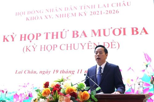 Ông Hà Quang Trung được bầu giữ chức Chủ tịch UBND tỉnh Lai Châu