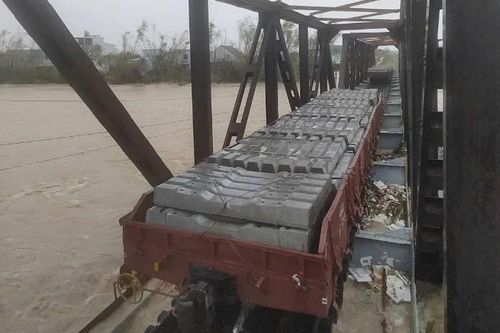Điều tàu chở hàng gia tải cho 2 cầu đường sắt ở Diêu Trì