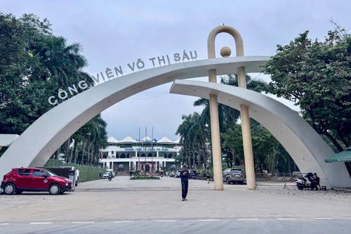 Tăng tốc chỉnh trang, cải tạo Công viên Võ Thị Sáu