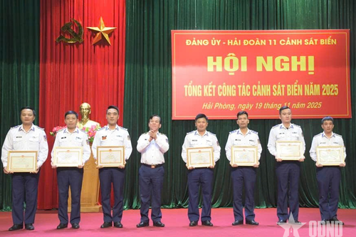 Hải đoàn 11 hoàn thành tốt nhiệm vụ công tác Cảnh sát biển năm 2025