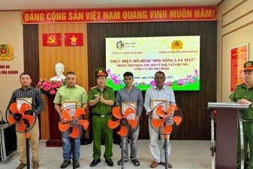 Hiệu quả từ mô hình 'Đổi nóng lấy mát' của Công an phường Hòa Khánh