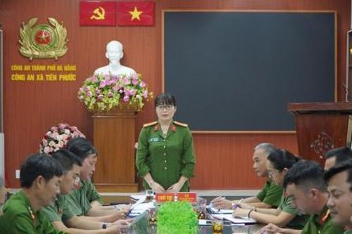 Đoàn kiểm tra số 5 Công an TP Đà Nẵng kiểm tra các mặt công tác Công an tại số địa phương