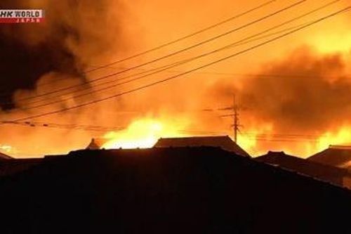 Nhật Bản: Hỏa hoạn thiêu rụi 170 ngôi nhà và công trình