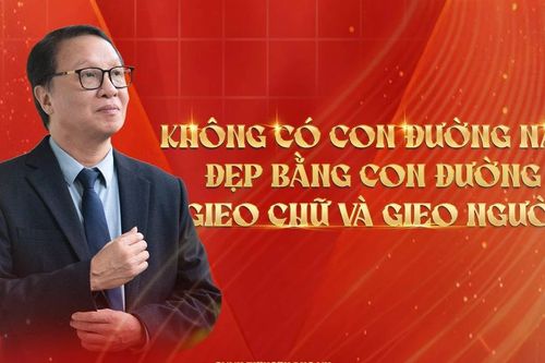 Không có con đường nào đẹp bằng con đường gieo chữ và gieo người