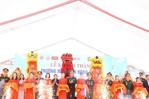 Quảng Ngãi: Khánh thành trường mầm non cho 200 trẻ vùng biên