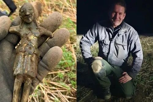 Đang dò kim loại, bất ngờ đụng trúng tượng Chúa Jesus 800 tuổi
