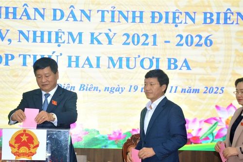 Điện Biên kiện toàn chức danh Chủ tịch HĐND và Chủ tịch UBND tỉnh