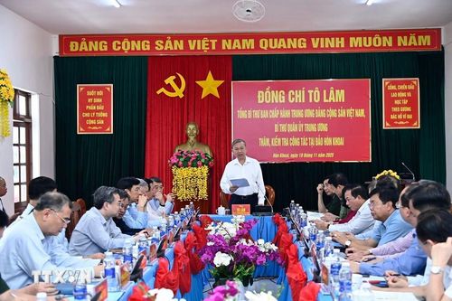 Tổng Bí thư Tô Lâm thăm và làm việc tại tỉnh Cà Mau