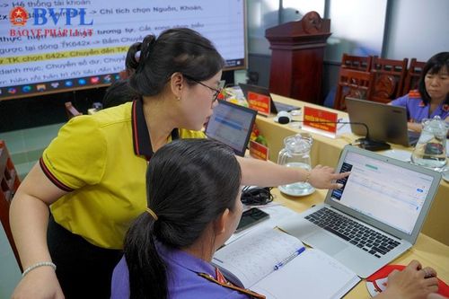 VKSND tỉnh An Giang tập huấn sử dụng phần mềm kế toán