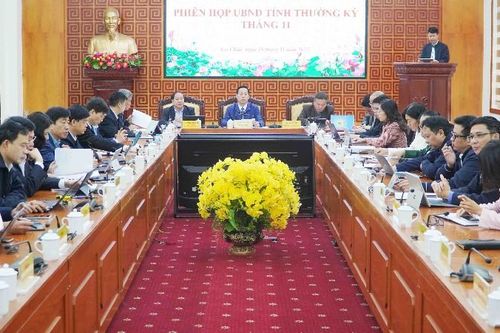 Phiên họp UBND tỉnh thường kỳ tháng 11 năm 2025