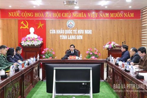 Bí thư Tỉnh ủy thăm, làm việc tại Cửa khẩu Quốc tế Hữu Nghị
