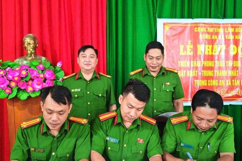 Công an Tân Hải cụ thể hóa phong trào thi đua 'Ba nhất' bằng hành động