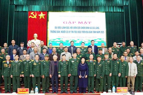 Gặp mặt lãnh đạo, hội viên cựu chiến binh và người có uy tín tiêu biểu