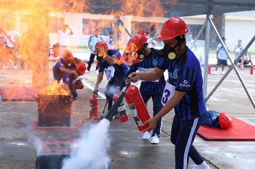 An Giang: Tổ chức Hội thi nghiệp vụ chữa cháy, cứu nạn