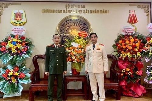 Cục Truyền thông CAND chúc mừng Trường Cao đẳng CSND I