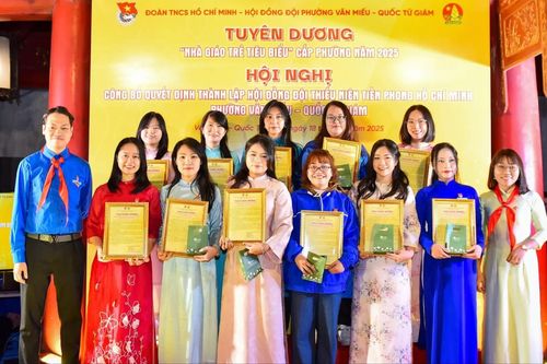 Phường Văn Miếu - Quốc Tử Giám tuyên dương nhà giáo trẻ