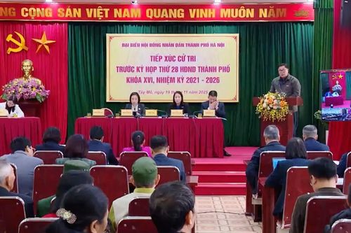 Cử tri kiến nghị giải quyết nhiều vấn đề về đô thị