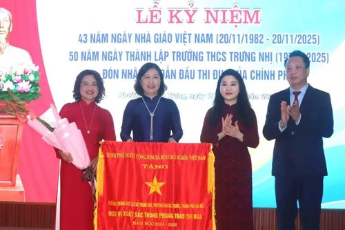 Trường THCS Trưng Nhị - Biểu tượng tình hữu nghị